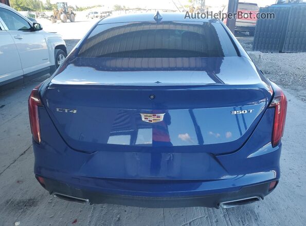 1G6DJ5RK7M0127093 2021 CADILLAC CT4 Blue Widok wnętrza z przodu