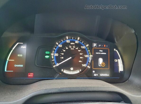 KMHC65LC1HU032292 2017 HYUNDAI IONIQ Серебряный Вид задних сидений