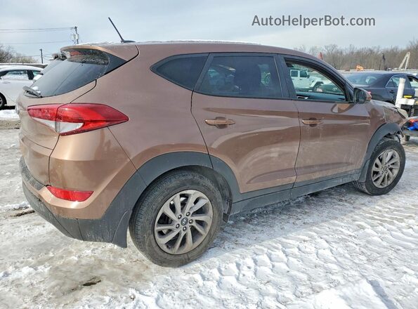 KM8J23A46HU438264 2017 HYUNDAI TUCSON Коричневый Передняя правая четверть