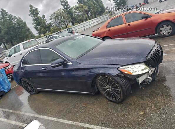 55SWF8DB4KU318175 2019 MERCEDES-BENZ C Black Front view