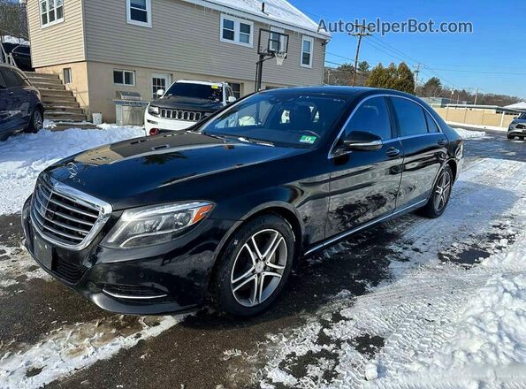 WDDUG8FB3GA225611 2016 MERCEDES-BENZ S Черный Задняя левая четверть