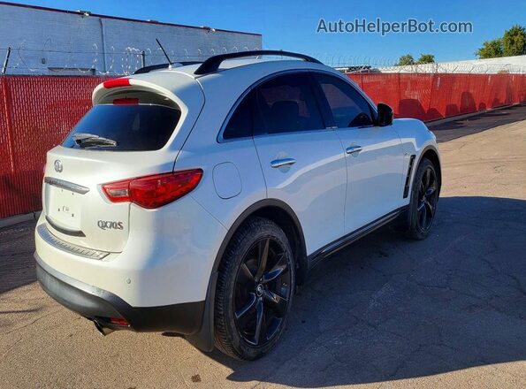 JN8CS1MW2HM411677 2017 INFINITI QX70 Белый Вид спереди