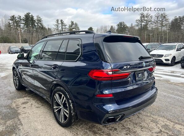 5UXCW2C06N9J79973 2022 BMW X7 Blue Przód prawy