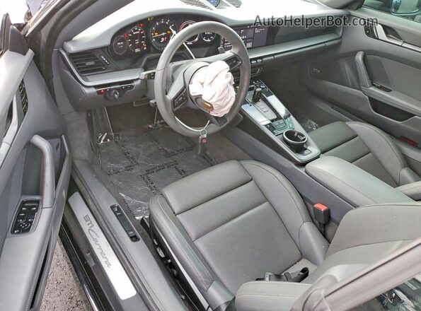 WP0CA2A93MS239717 2021 PORSCHE 911 Black ხელსაწყოთა პანელის ხედი