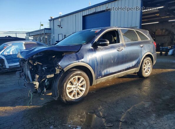 5XYPGDA50KG471428 2019 KIA SORENTO Синий Задняя левая четверть