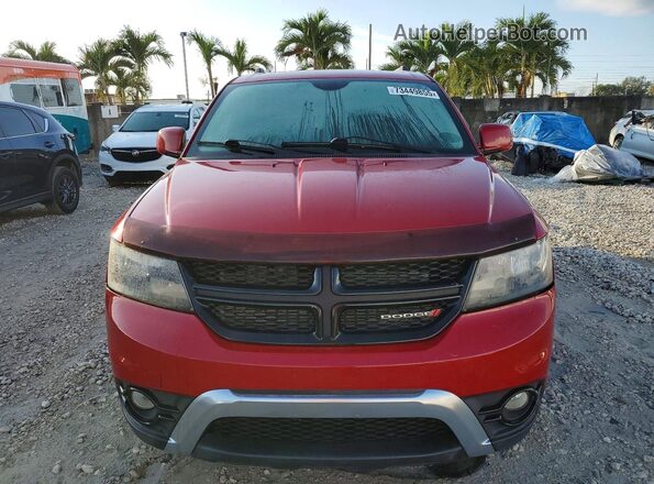 3C4PDCGBXJT252063 2018 DODGE JOURNEY Красный Вид сзади