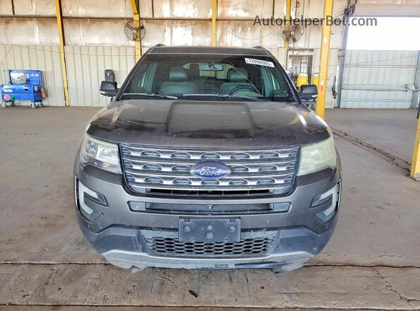 1FM5K7F83GGB64121 2016 FORD FORD EXPLORER Серый Вид сзади