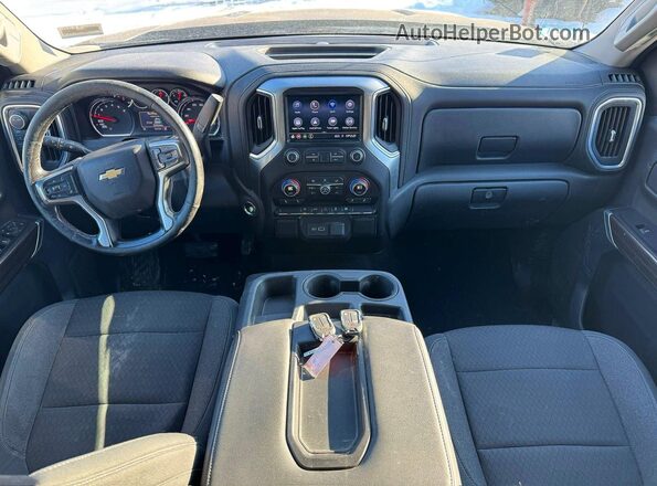 3GCUYDED8MG157015 2021 CHEVROLET SILVERADO Серый Вид задних сидений