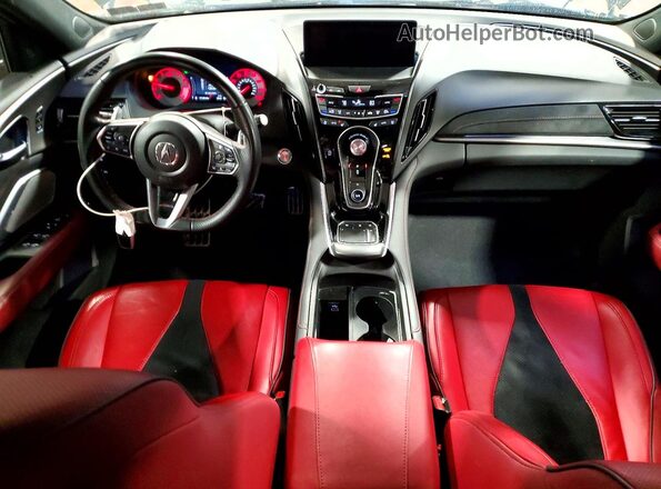 5J8TC1H68PL008876 2023 ACURA RDX Black Vista del cuadro de instrumentos