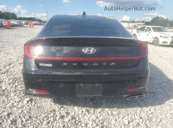 5NPEF4JA9MH078904 2021 HYUNDAI SONATA Black Widok wnętrza z przodu