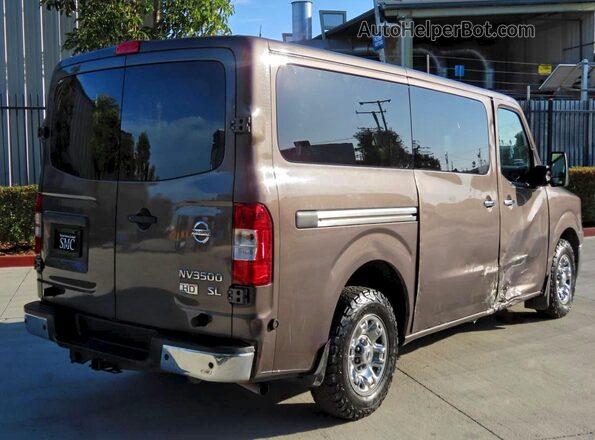 5BZAF0AAXGN853139 2016 NISSAN NV Коричневый Передняя правая четверть