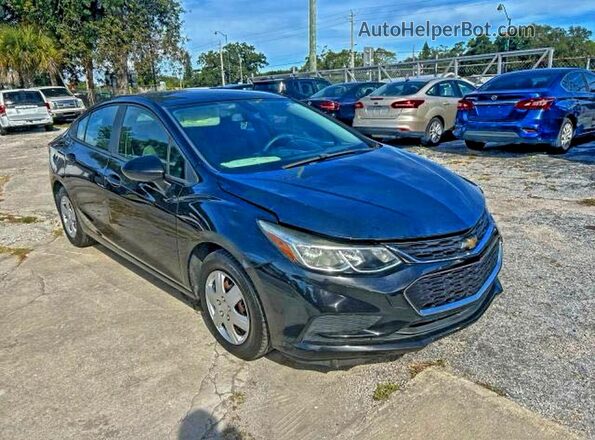 1G1BC5SM7J7176235 2018 CHEVROLET CRUZE Черный Задняя левая четверть