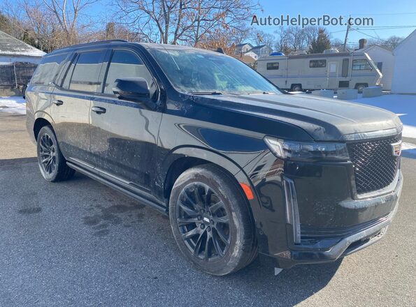 1GYS4FKLXPR237750 2023 CADILLAC ESCALADE Черный Передняя левая четверть