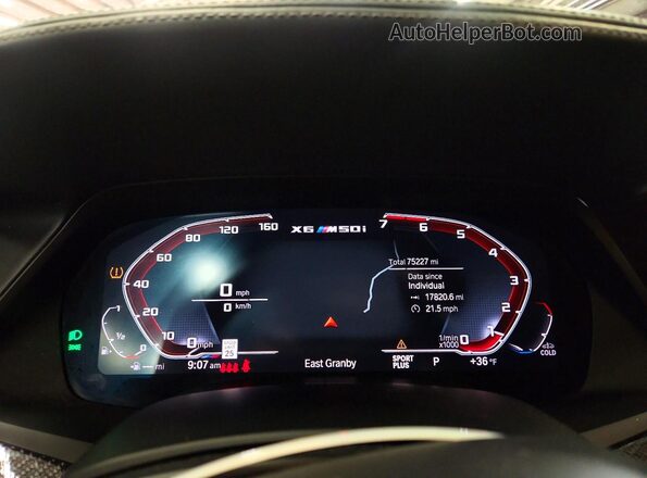 5UXCY8C06L9B21326 2020 BMW X6 Серый Вид задних сидений