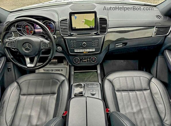 4JGDA6EB6JB072804 2018 MERCEDES-BENZ GLE White Vista del compartimento del motor