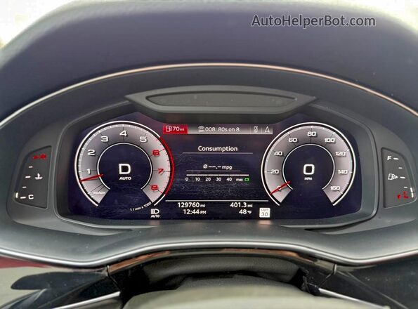 WA1EVAF19LD025211 2020 AUDI Q8 Gray ძრავის განყოფილების ხედი