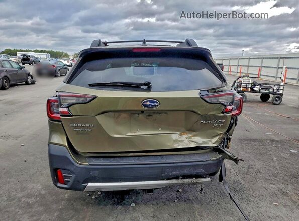 4S4BTGND9L3247794 2020 SUBARU OUTBACK Зеленый Вид салона спереди