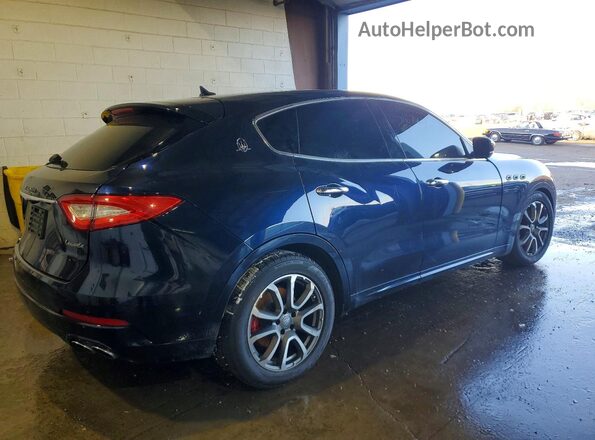 ZN661XUA2KX323641 2019 MASERATI LEVANTE Синий Передняя правая четверть