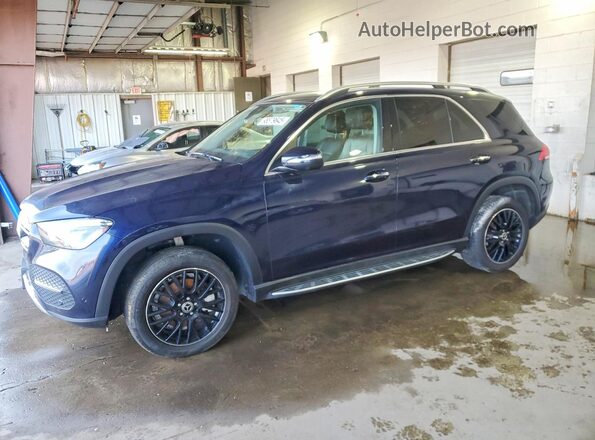 4JGFB4KB2LA007603 2020 MERCEDES-BENZ GLE-CLASS Синий Задняя левая четверть