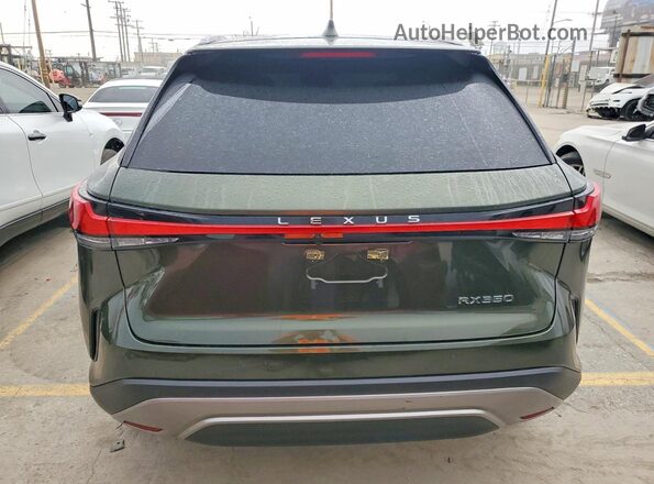 2T2BAMBA9RC041454 2024 LEXUS RX 350 Green Սալոնի դիմացի տեսք