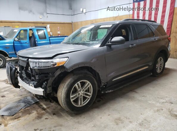 1FMSK8DH0MGA39679 2021 FORD FORD EXPLORER Gray Rear left