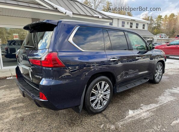 JTJHY7AX2H4242774 2017 LEXUS LX Синий Вид спереди