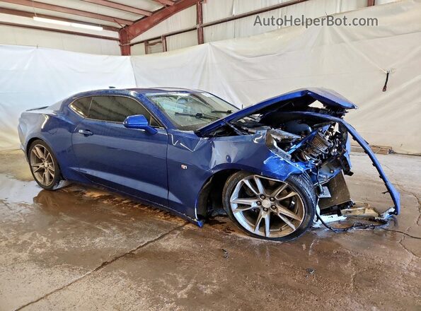 1G1FB1RS8L0148117 2020 CHEVROLET CAMARO Синий Вид спереди