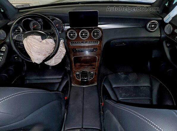 WDC0G4KB4HF133414 2017 MERCEDES-BENZ GLC-CLASS Black Widok zestawu wskaźników