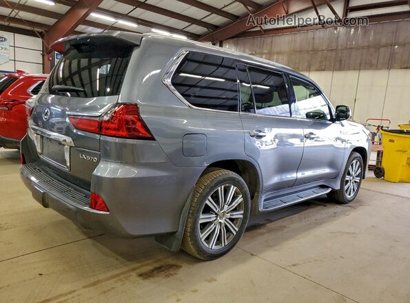 JTJHY7AX5G4194668 2016 LEXUS LX570 Серый Передняя правая четверть
