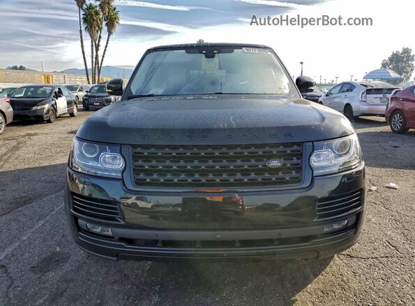 SALGS2FE7HA327856 2017 LAND ROVER RANGE ROVER Black Widok z tyłu