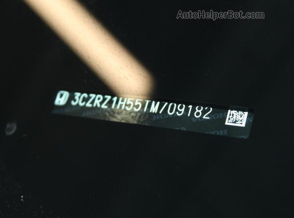 3CZRZ1H55TM709182 2026 HONDA HR-V Серый Вид задней части салона