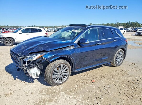 3PCAJ5BB3SF109604 2025 INFINITI QX50 Blue Trasero izquierdo