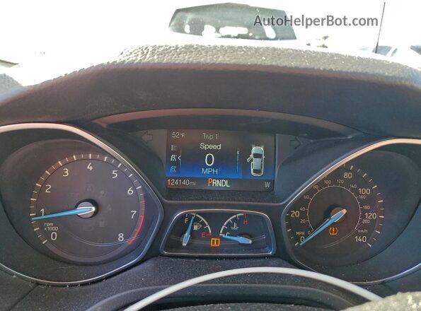 1FADP3F27JL324821 2018 FORD FOCUS Белый Вид щитка приборов