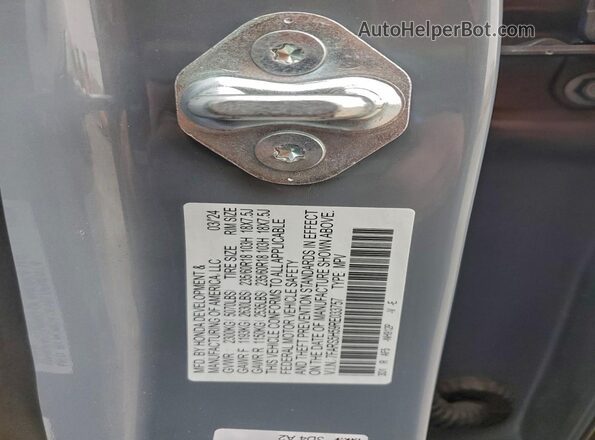 7FARS5H59RE033757 2024 HONDA CR-V Серый Панорамный вид салона 360°