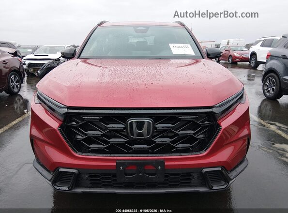7FARS5H83TE005311 2026 HONDA CR-V HYBRID Red Widok zestawu wskaźników