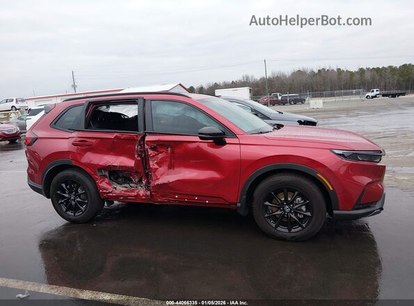 7FARS5H83TE005311 2026 HONDA CR-V HYBRID Red Widok wnętrza z tyłu
