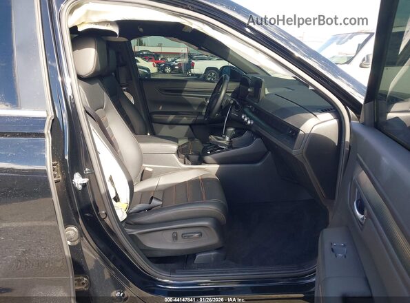 7FARS5H84SE038235 2025 HONDA CR-V HYBRID Черный Вид салона спереди
