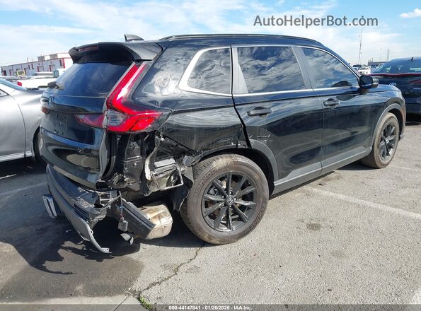 7FARS5H84SE038235 2025 HONDA CR-V HYBRID Черный Задняя правая четверть
