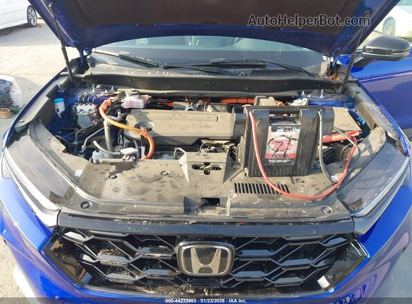 7FARS5H86RE031412 2024 HONDA CR-V HYBRID Blue Vista trasera