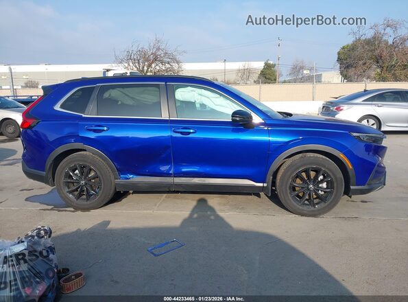 7FARS5H86RE031412 2024 HONDA CR-V HYBRID Blue Vista interior trasera