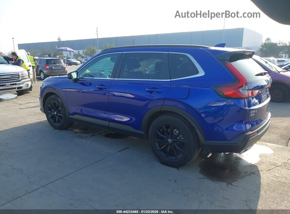 7FARS5H86RE031412 2024 HONDA CR-V HYBRID Blue Trasero izquierdo