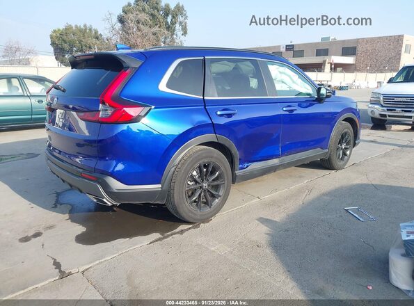 7FARS5H86RE031412 2024 HONDA CR-V HYBRID Blue Trasero derecho