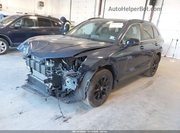 7FARS6H53PE019582 2023 HONDA CR-V HYBRID Синий Передняя левая четверть