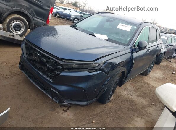 7FARS6H54PE028985 2023 HONDA CR-V HYBRID Blue Передня ліва чверть