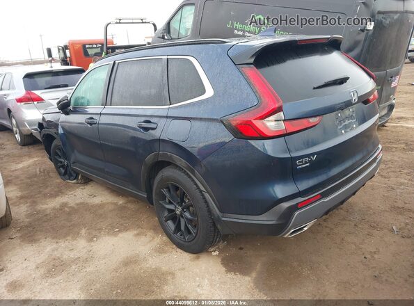 7FARS6H54PE028985 2023 HONDA CR-V HYBRID Blue Задня ліва чверть