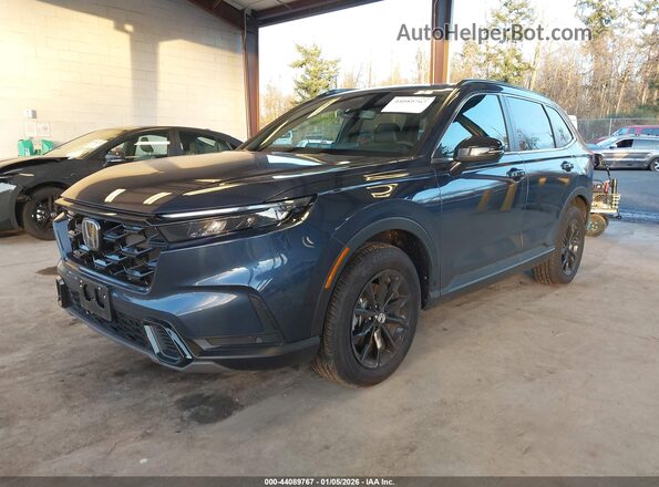 7FARS6H82SE014828 2025 HONDA CR-V HYBRID Синий Передняя левая четверть