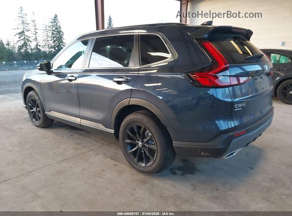 7FARS6H82SE014828 2025 HONDA CR-V HYBRID Синий Задняя левая четверть