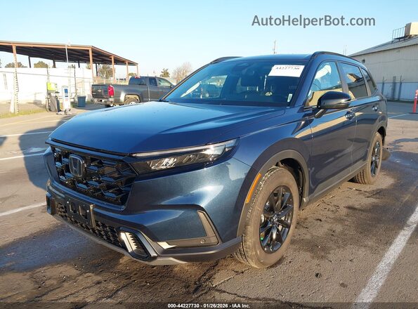 7FARS6H88TE021557 2026 HONDA CR-V HYBRID Navy Передняя левая четверть