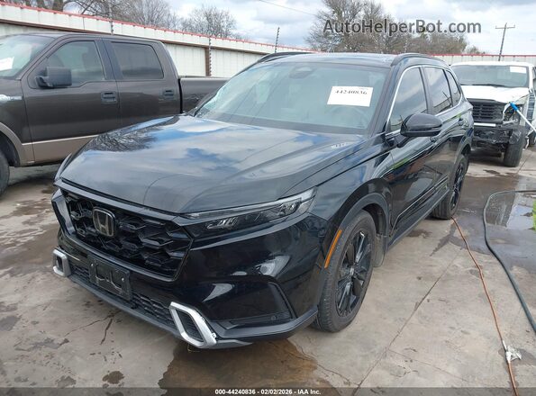7FARS6H90RE019920 2024 HONDA CR-V HYBRID Черный Передняя левая четверть