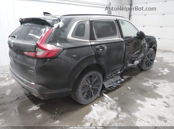 7FARS6H91RE038413 2024 HONDA CR-V HYBRID Black Задня права чверть